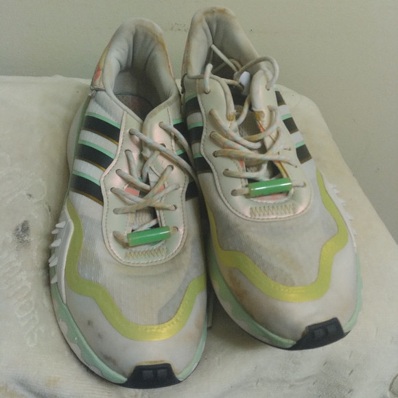 adidas gazelle silver green womens Danznmotion Zoom III Dance Sneakers